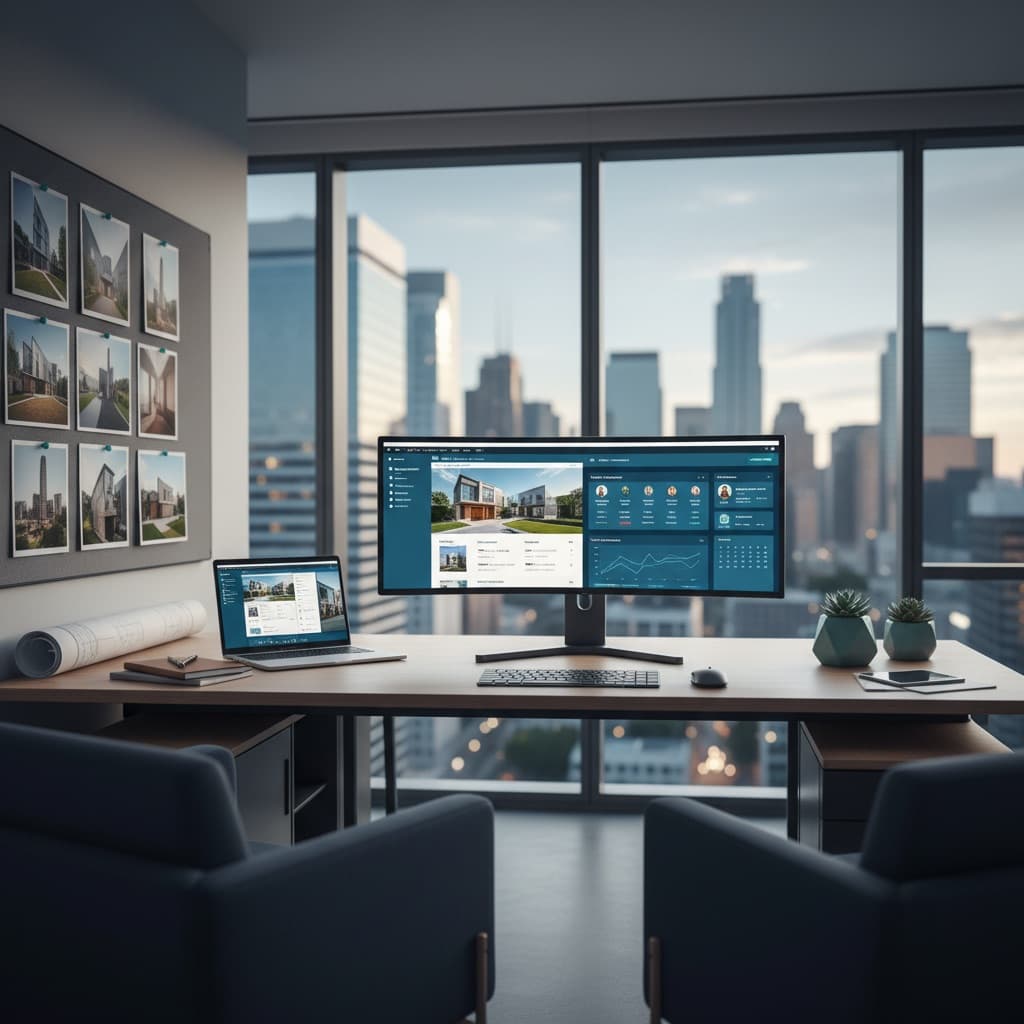 Real Estate virtual assistant workspace